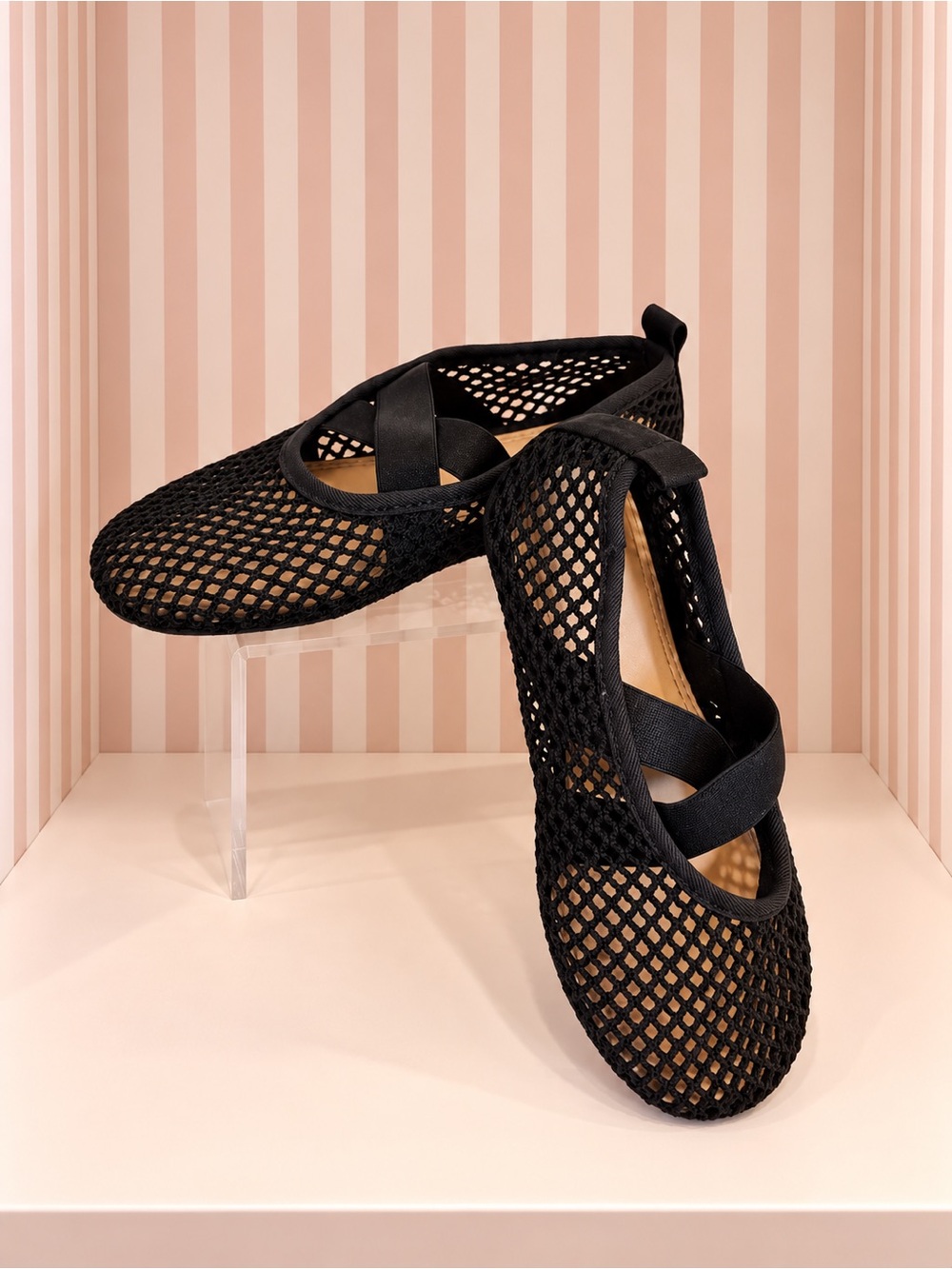 Zara Girls Mesh Ballet Flats